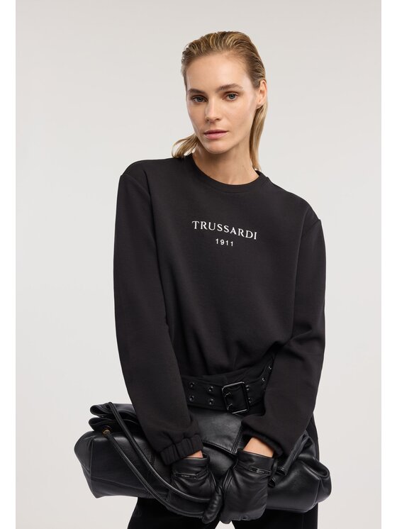 Trussardi Trussardi Bluza G8086000294N033 Czarny Regular Fit
