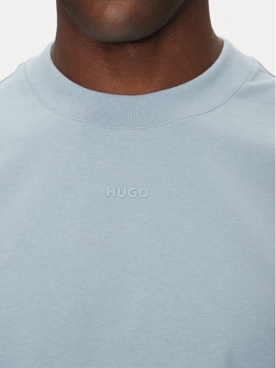 HUGO HUGO Tricou Dapolino 50488330 Albastru celest Relaxed Fit