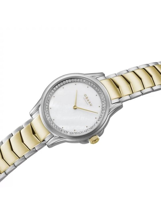 Obaku Obaku Zegarek V261LECWSF Złoty