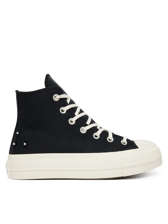 Converse Converse Plátenky Chuck Taylor All Star Lift Platform Beads A17787C Čierna