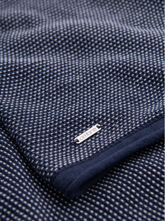Ombre Ombre Svetr OM-SWSW-0118 Tmavomodrá Regular Fit