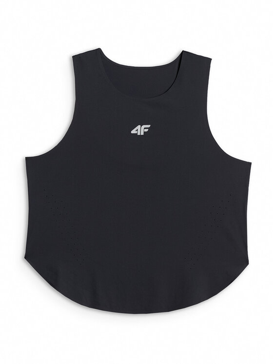 4F 4F Top TRAINING Czarny Regular Fit