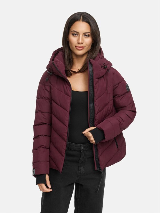 Marikoo Marikoo Kurtka zimowa Samuiaa XVI Bordowy Regular Fit