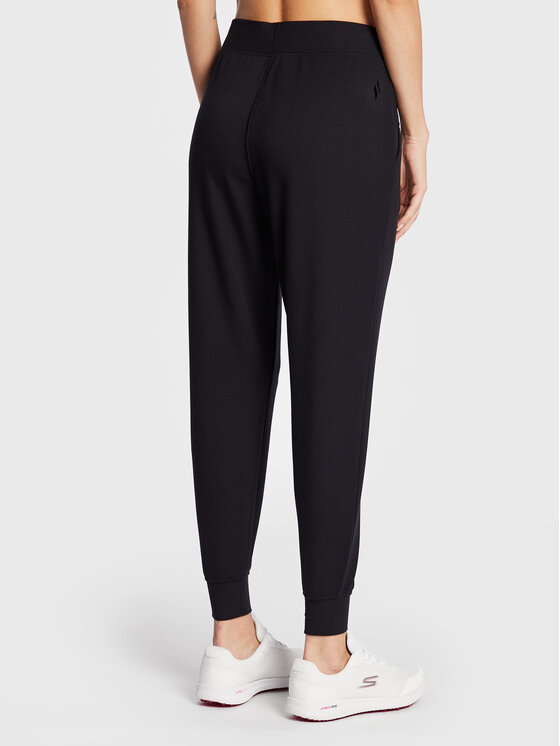 Skechers Skechers Pantaloni da tuta Restful W03PT49 Nero Relaxed Fit