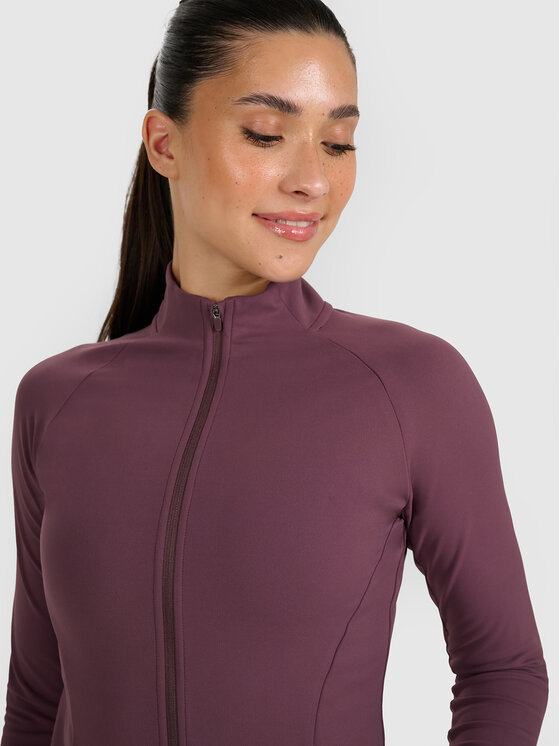 4F 4F Bluza MULTI ACTIVE Brązowy Slim Fit
