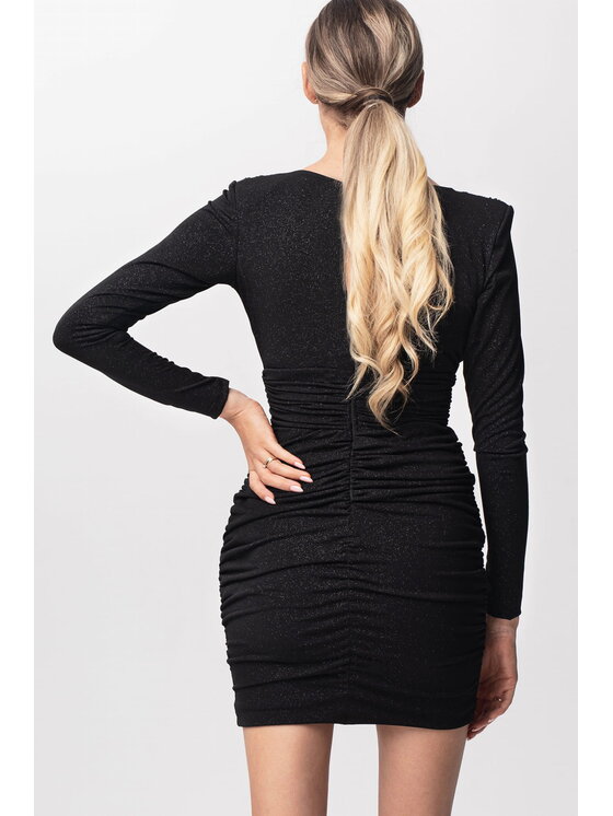 Aurora Aurora Sukienka koktajlowa Adria Sturdust Czarny Feminine Fit