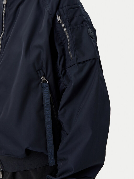 Save The Duck Save The Duck Kurtka bomber D32105W TWIL20 Granatowy Oversize