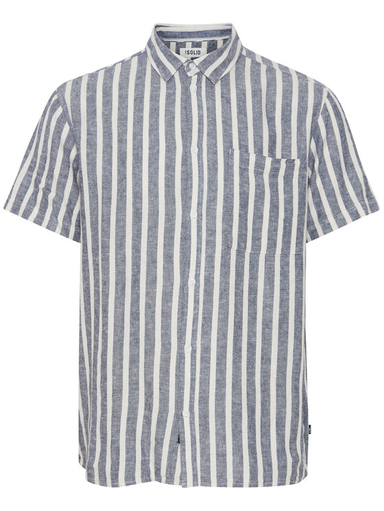 Solid Solid Πουκάμισο 21107688 Μπλε Regular Fit