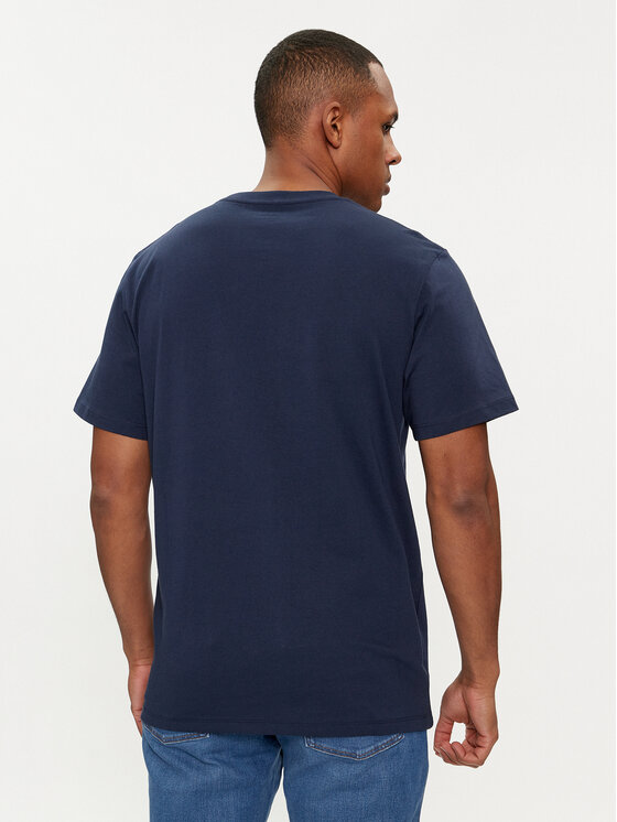 Wrangler Wrangler T-Shirt Sign Off 112350434 Granatowy Regular Fit