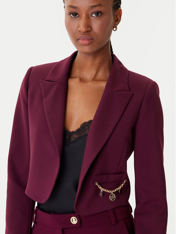 Rinascimento Rinascimento Bolero CFC0126215003 Tamnocrvena Regular Fit
