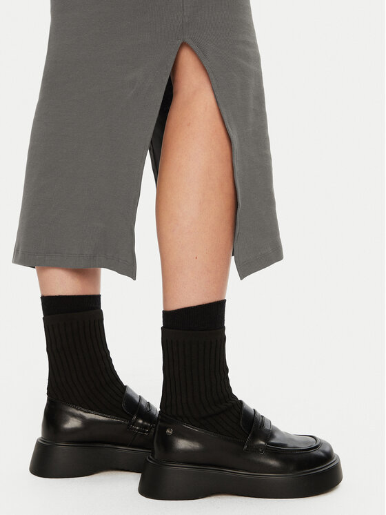 Brave Soul Brave Soul Ежедневна рокля LDRJ-624CAMILA Сив Regular Fit