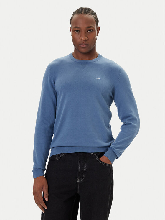 Férfi Levi's Sweater, Méret: XS, Kék, Housemark A7207-0032