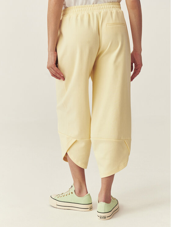 TATUUM Tatuum Spodnie materiałowe ELEGIS Żółty Loose Fit