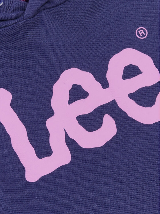 Lee Lee Pulóver Wobbly Graphic LEG5088 Sötétkék
