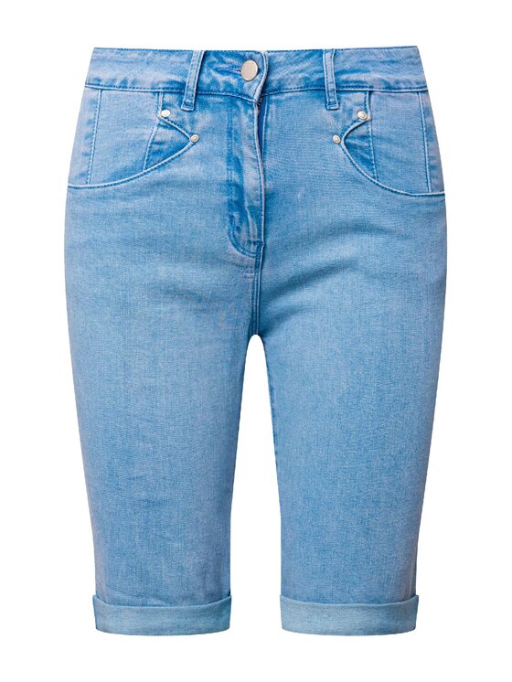 QUIOSQUE QUIOSQUE Džínové šortky QUIOSQUE 3SS003801 Modrá Regular Fit