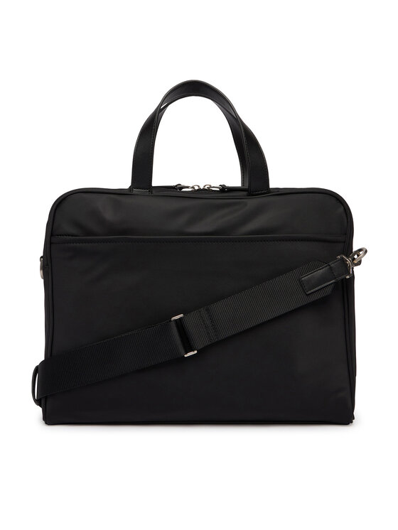 Calvin Klein Calvin Klein Torba na laptopa Sleek Slim Commuter LV04D3351G Czarny
