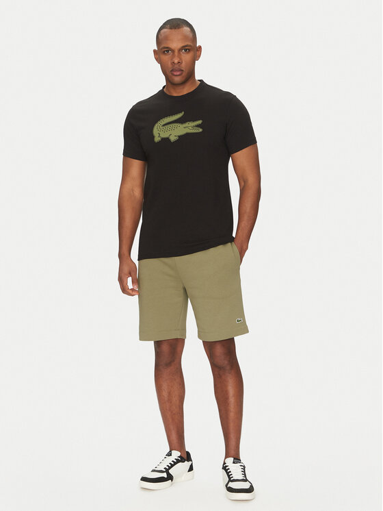 Lacoste Lacoste Sportske kratke hlače GH9627 Kaki Regular Fit