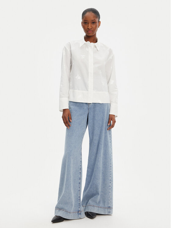 Munthe Munthe Camicia Kaseia 252103225229 Écru Regular Fit