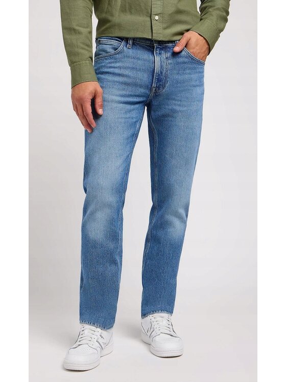 Lee Lee Jeansy Daren Zip Fly Niebieski Regular Fit