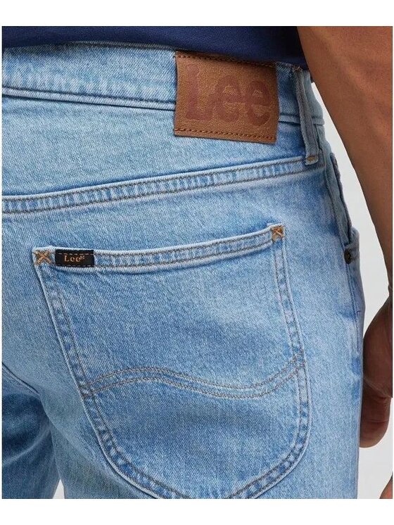 Lee Lee Jeansy DAREN ZIP FLY Niebieski Straight Fit