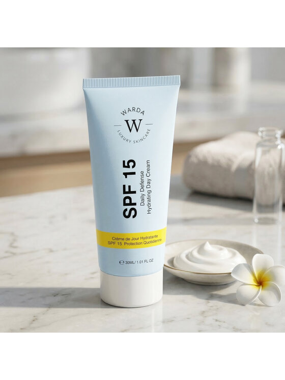 Warda Skincare Warda Skincare Daily Defense Nawilżający SPF 15 Krem na dzień
