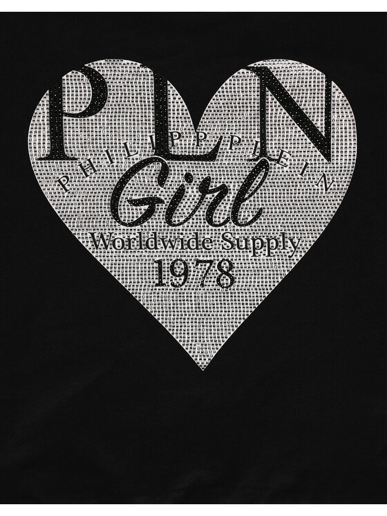 PHILIPP PLEIN PHILIPP PLEIN Bluza 30325 Czarny Regular Fit