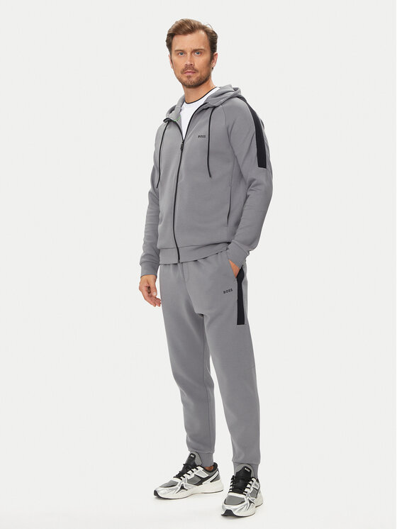BOSS Boss Tepláková souprava 50519395 Šedá Regular Fit