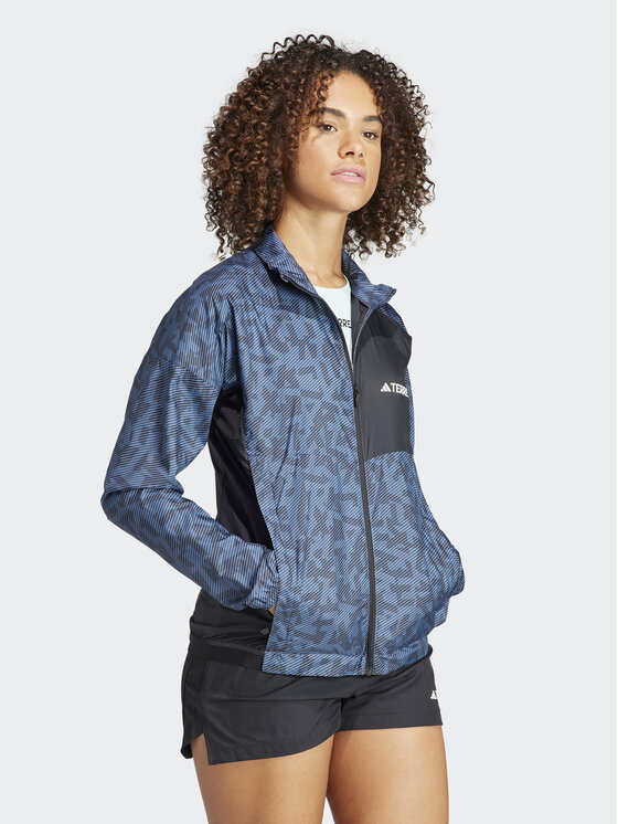adidas adidas Větrovka Terrex Trail Running Windbreaker IA1808 Modrá Regular Fit