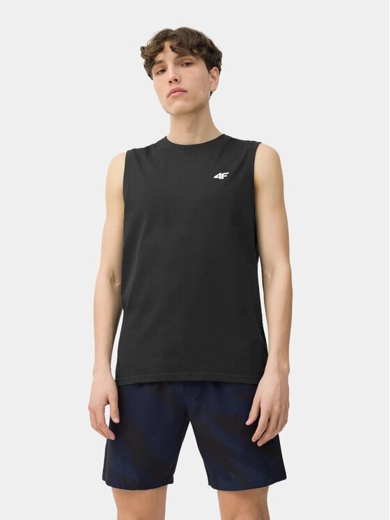 4F 4F Tank top 4FWSS26TSLEM362-90S Kolorowy Regular Fit