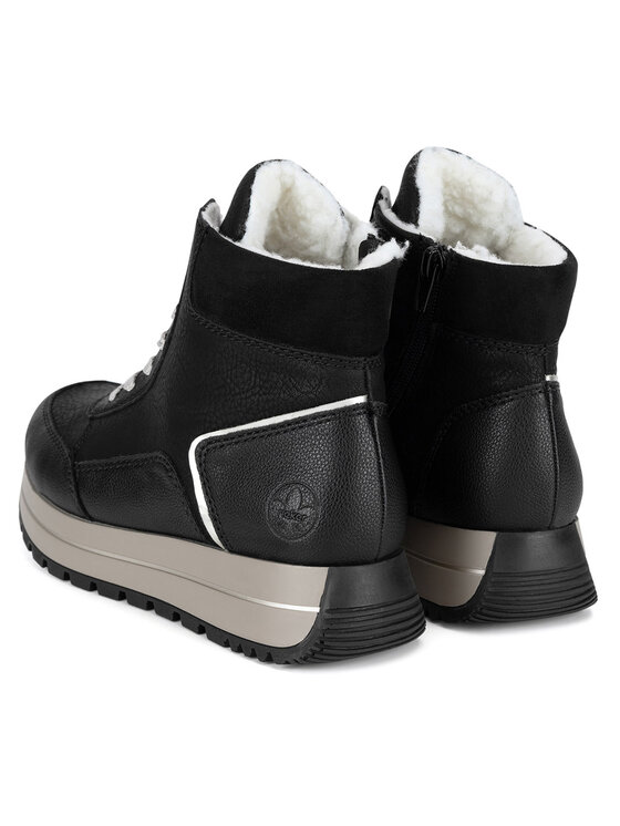 Rieker Rieker Botine N4008-00 Negru