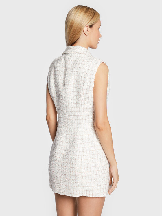 Glamorous Glamorous Трикотажна сукня CK6798 Білий Regular Fit