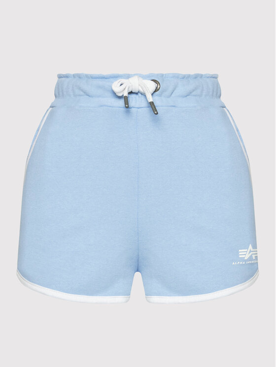 Alpha Industries Alpha Industries Szorty sportowe Contrast 106056 Błękitny Regular Fit