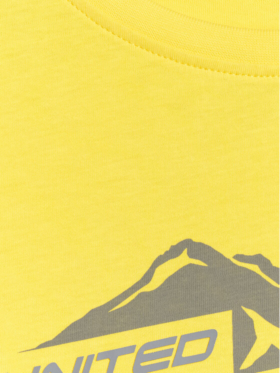 4F 4F T-Shirt APRES SKI Żółty Regular Fit