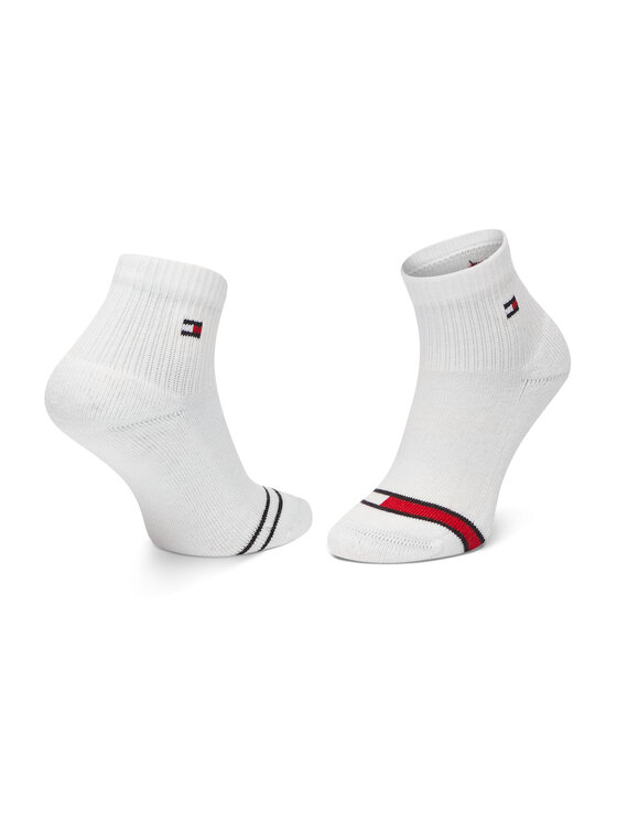 Tommy Hilfiger Tommy Hilfiger 2er-Set hohe Kindersocken 100002319 Weiß