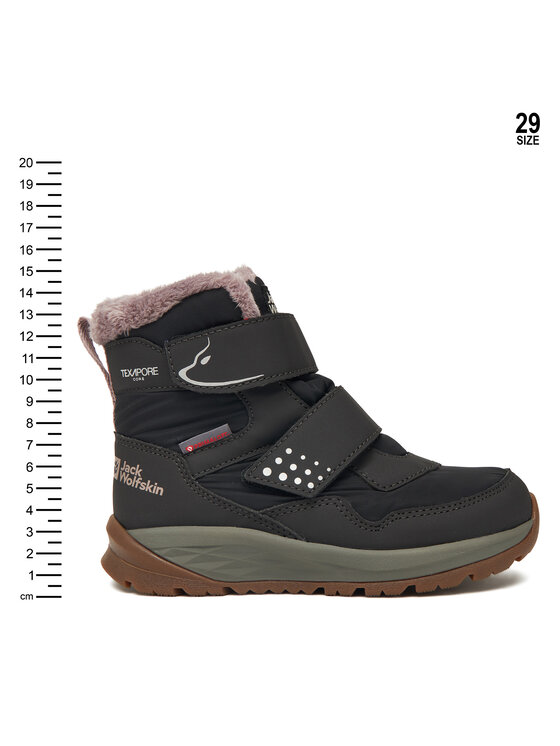 Jack Wolfskin Jack Wolfskin Sněhule Polar Bear-g Texapore High Vc K A62146 Černá