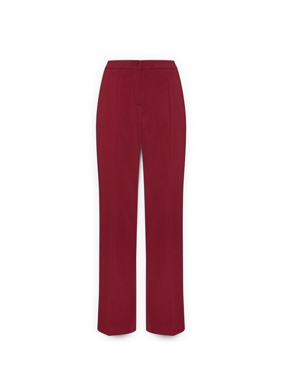 Elena Mirò Elena Mirò Pantaloni di tessuto P165P200368N067 Bordeaux Regular Fit