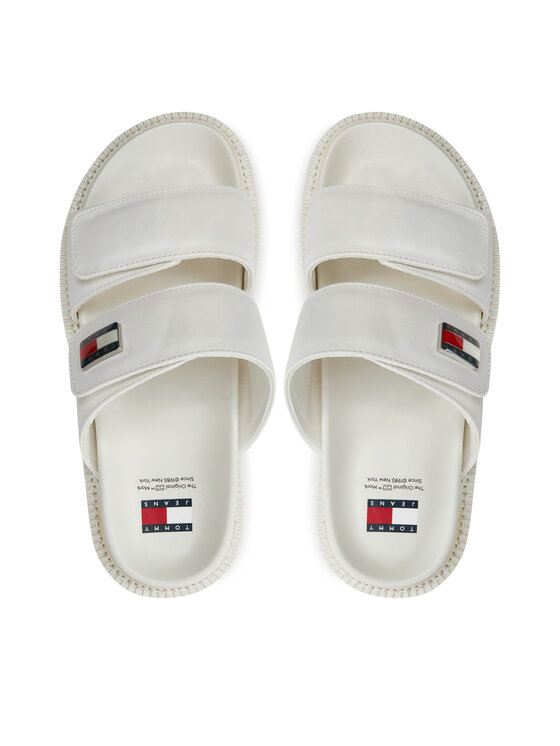 Tommy Jeans Tommy Jeans Ciabatte Tjw Puffed Sandal EN0EN02560 Écru