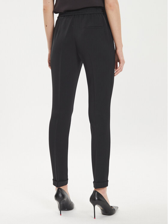 BOSS Boss Kalhoty z materiálu Tariyanah 50490039 Černá Regular Fit