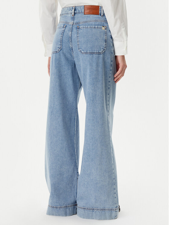 Weekend Max Mara Weekend Max Mara Jeansy Vega 2515181061 Modrá Wide Leg