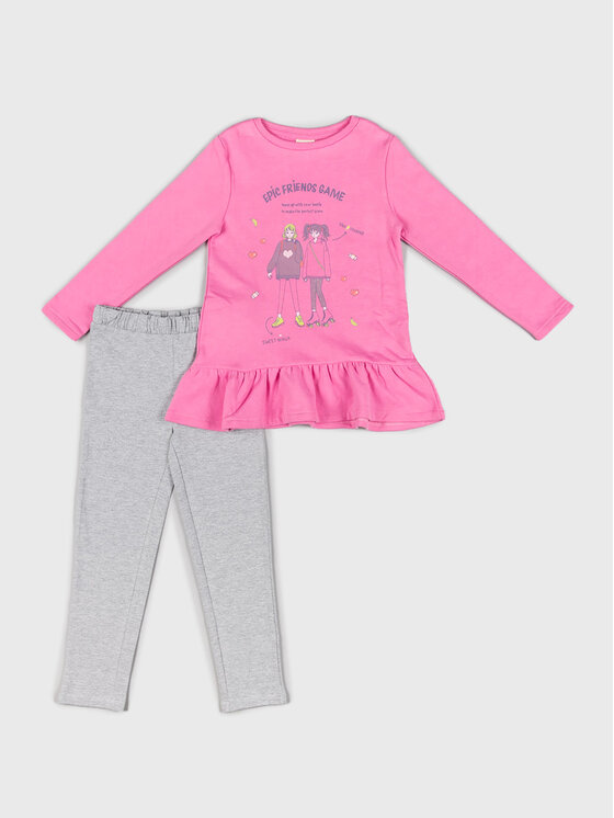 Completo maglietta e leggings Zippy