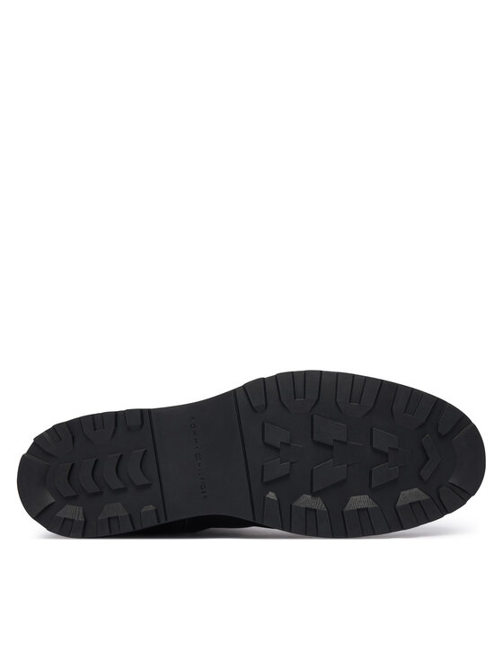 Tommy Hilfiger Tommy Hilfiger Μποτίνια Corporate Outdoor Warm Lth Boot FM0FM05991 Μαύρο