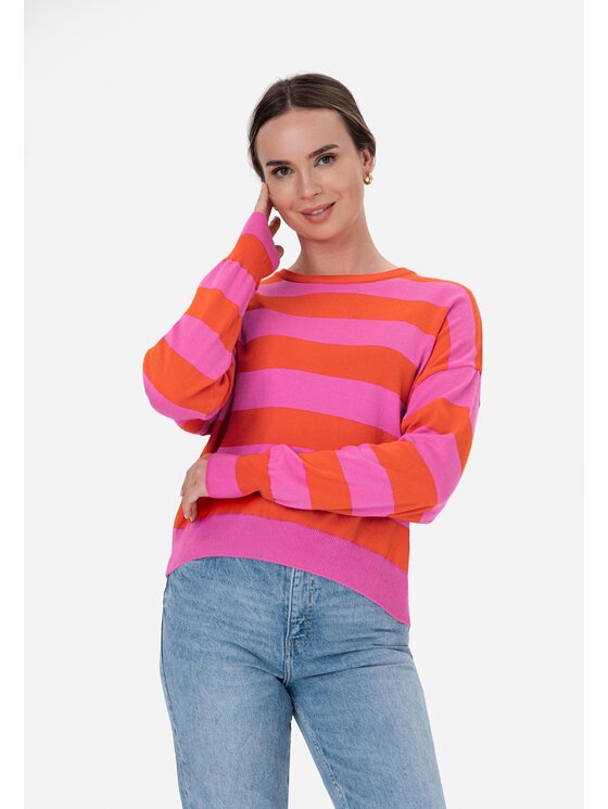 LAURELLA LAURELLA Svetr Laurella 6TU013926 Barevná Regular Fit