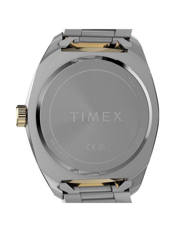 Timex Timex Zegarek TW2Y89100 Srebrny