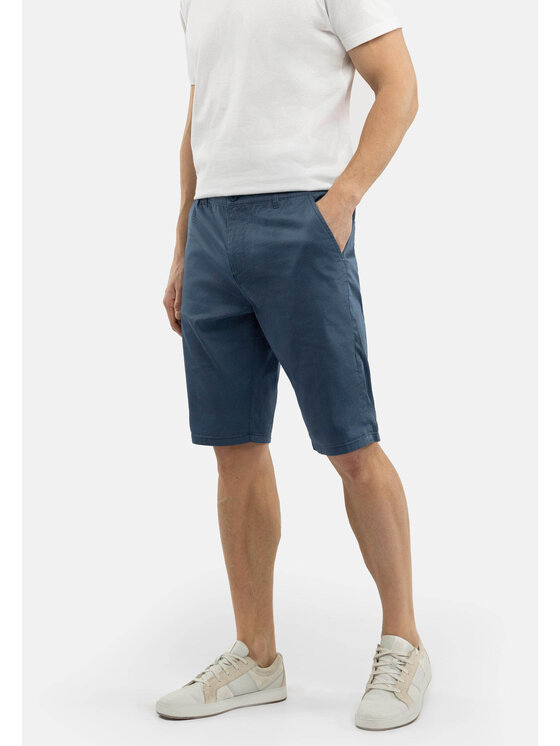 Volcano Volcano Szorty materiałowe P-FARS Khaki Regular Fit