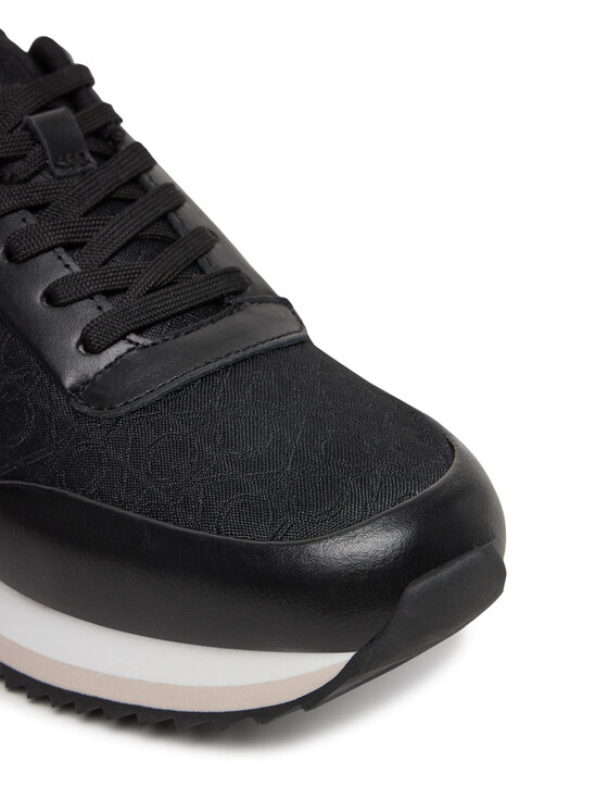 Calvin Klein Calvin Klein Sneakersy Runner Lace Up - Jacq HW0HW02413 Čierna