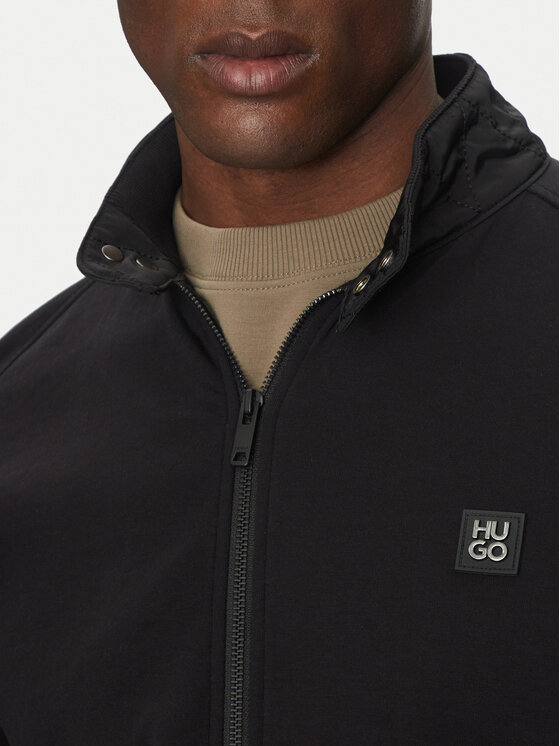 HUGO HUGO Mikina Diwano 50536336 Čierna Oversize