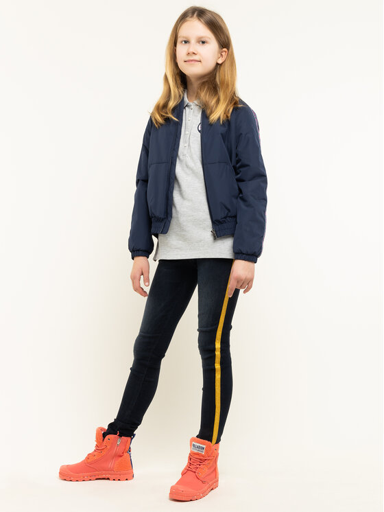 Tommy Hilfiger Tommy Hilfiger Тениска с яка и копчета Essential KG0KG04872 D Сив Regular Fit