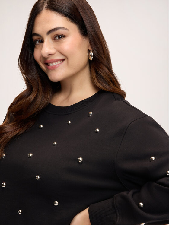 Fiorella Rubino Fiorella Rubino Felpa G80IL009570N033 Nero Over Fit