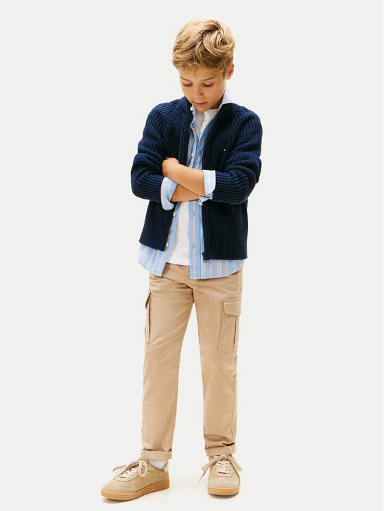 Tommy Hilfiger Tommy Hilfiger Кардиган KB0KB09913 Cиній Regular Fit