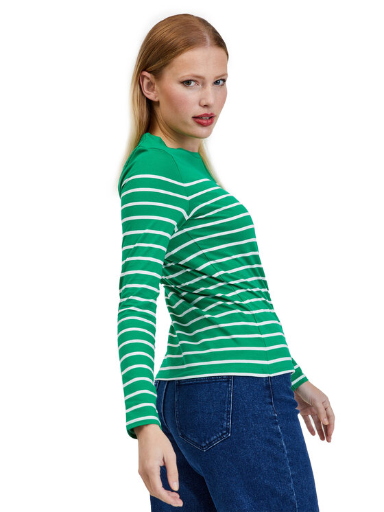 Orsay Orsay Bluzka 116016-867000__XS Zielony Regular Fit